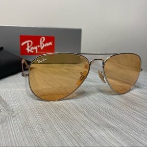 Ray-Ban Evolve 55mmPhotochromic Aviator Sunglasses
